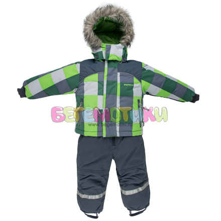    Square Jacket+Play Bib Pants 120206-047+120246-004 / Ketch