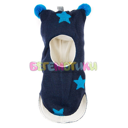 Шлем Звезды с помпонами арт.467-65/64 / Kivat